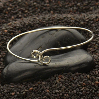 Nina Designs Sterling Silver Twist Closure Bracelet