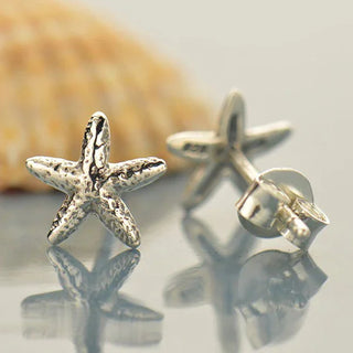 Nina Designs Sterling Silver Starfish Post Earrings
