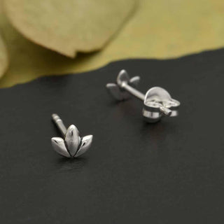 Nina Designs Sterling Silver Sprout Post Earrings