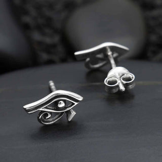 Nina Designs Sterling Silver Eye of Horus Post Earrings
