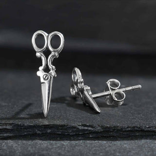 Nina Designs Sterling Silver Scissors Post Earrings