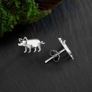 Sterling Silver Piggy Post Earrings