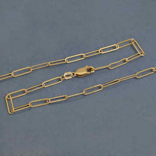 Nina Designs Gold Filled paperclip Chain Necklace