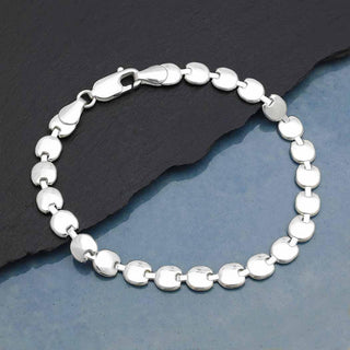 Nina Designs Sterling Silver Disc Chain Bracelet