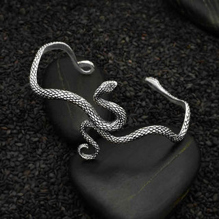 Nina Designs Sterling Silver Scaled Snake Bracelet