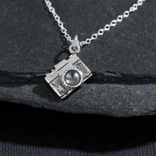 Nina Designs Sterling Silver Camera Necklace on Silver Chain