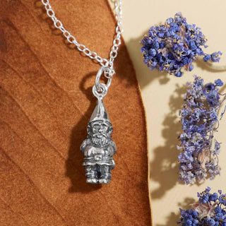 Nina Designs Sterling Silver Garden Gnome Necklace