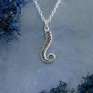 Nina Designs Sterling Silver Octopus Tentacle Necklace