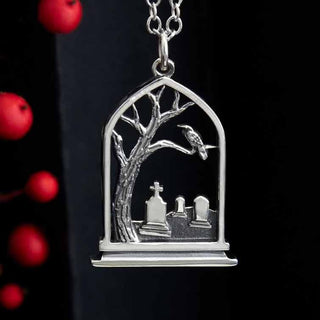 Nina Designs Sterling Silver Graveyard Necklace