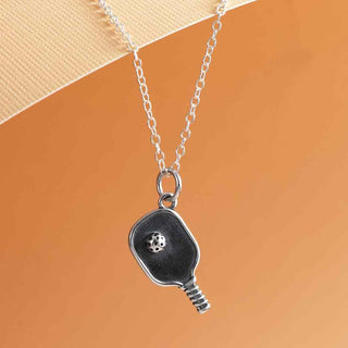 Nina Designs Sterling Silver Pickleball Necklace