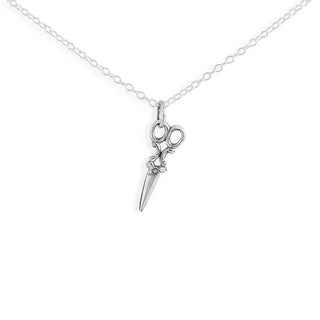 Nina Designs Sterling Silver Scissors Necklace