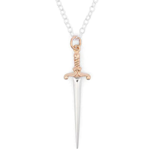Nina Designs Sword Necklace on Silver Chain