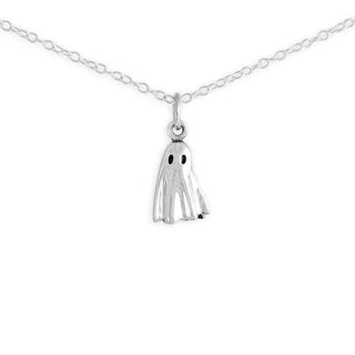 Nina Designs Sterling Silver Sheet Ghost Necklace