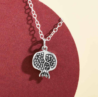 Nina Designs Sterling Silver Pomegranate Necklace