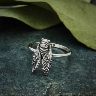 Nina Designs Sterling Silver Cicada Ring