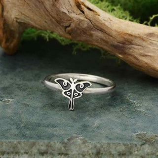 Nina Designs Sterling Silver Luna Moth Ring