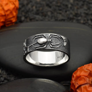 Nina Designs Sterling Silver Band with Spider