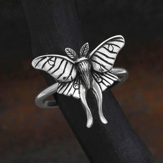 Nina Designs Sterling Silver Luna Moth Ring