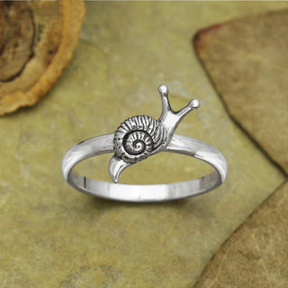 Nina Designs Sterling Silver Snail Ring