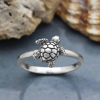 Nina Designs Sterling Silver Turtle Ring