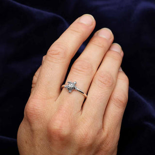 Sterling Silver Sea Turtle Ring on Hand