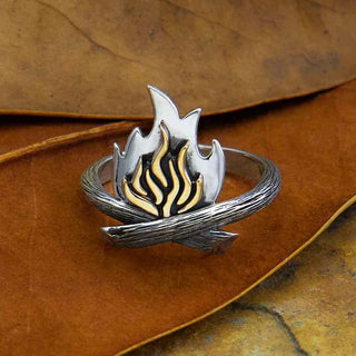Nina Designs Mixed Metal Campfire Ring
