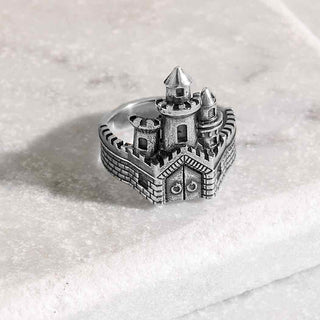 Nina Designs Sterling Silver Castle Ring