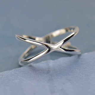 Nina Designs Sterling Silver Criss Cross Ring