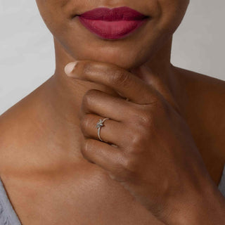Sterling Silver Bee Ring on Model