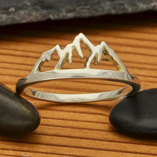 Nina Designs Sterling Silver Openwork Mountain Ring