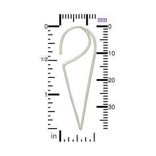 Measurements for the Open Triangle Earrings