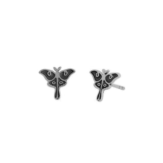 Nina Designs Sterling Silver Luna Moth Post Earrings