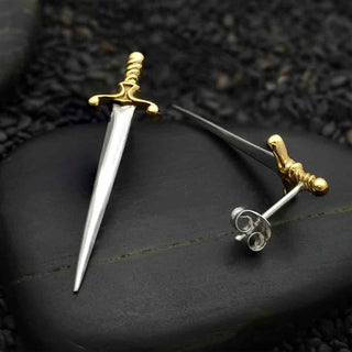Nina Designs Large Sword Post Earrings