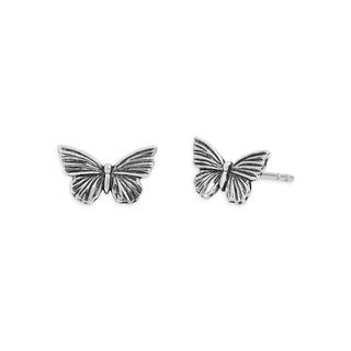 Nina Designs Sterling Silver Butterfly Post Earrings