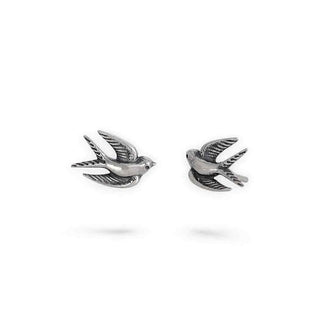 Nina Designs Sterling Silver Swallow Post Earrings