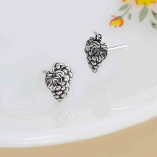 Nina Designs Sterling Silver Grape Cluster Post Earrings