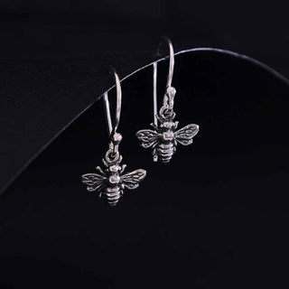 Nina Designs Sterling Silver Bee Dangle Earrings
