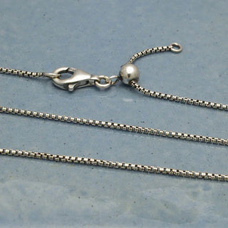Box Chain with Slide Bead