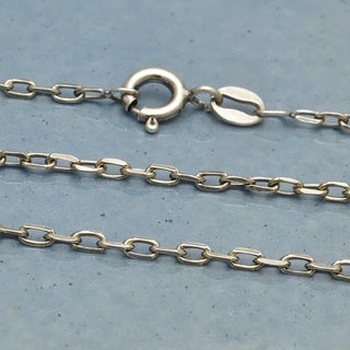 Faceted Oval Cable Chain