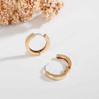 Nina Designs Bronze 13mm Huggie Hoop