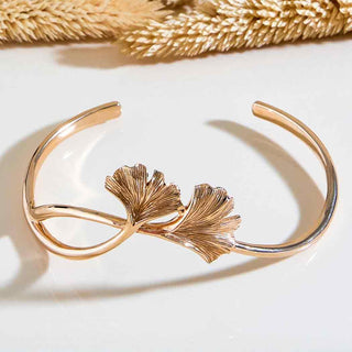 Nina Designs Bronze Gingko Leaf Bracelet