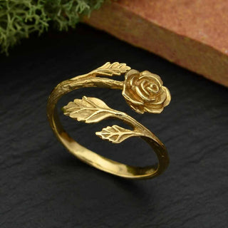 Nina Designs Bronze Rose Adjustable Ring