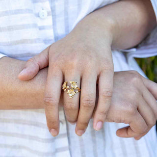 Nina Designs Bronze Dogwood Ring
