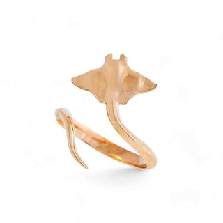 Bronze Adjustable Stingray Ring