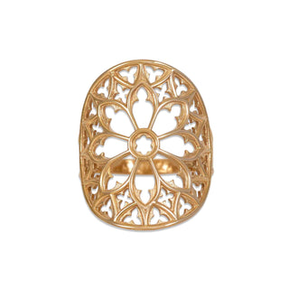 Nina Designs Bronze Cathedral Rose Window Ring