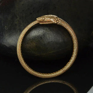 Nina Designs Bronze Ouroboros Ring