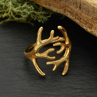 Nina Designs Bronze Adjustable Antler Ring