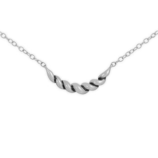 Twisted Tapered Festoon Necklace