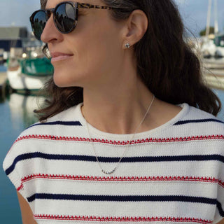 Twisted Tapered Festoon Necklace