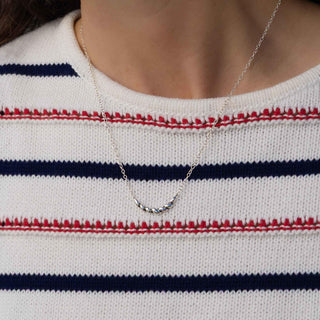 Twisted Tapered Festoon Necklace
